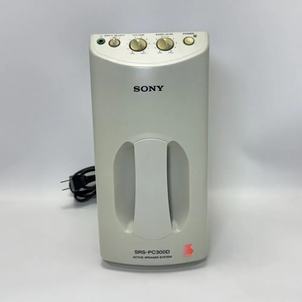 Vintage Sony SRS-PC300D Active Speaker System Desktop Computers Personal System